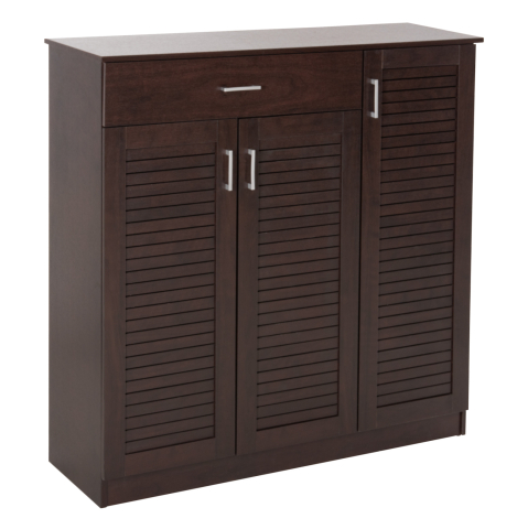 Dulapuri pentru pantofi - SHOE CABINET PROBY HM9607.01 MELAMINE IN WENGE 120x37,5x121,5Hcm.