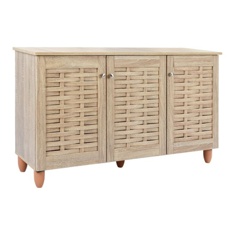 Dulapuri pentru pantofi - Shoe Cabinet Wooden 3 doors HM2211.02 Sonama 114x34x68
