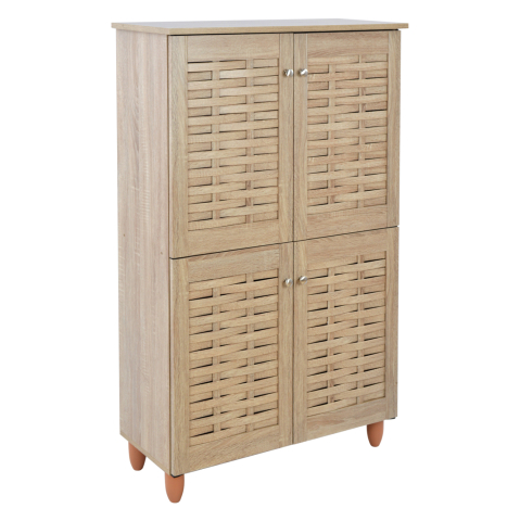 Dulapuri pentru pantofi - Shoe Cabinet Wooden 4 doors HM2210.02 Sonama 77x34x123