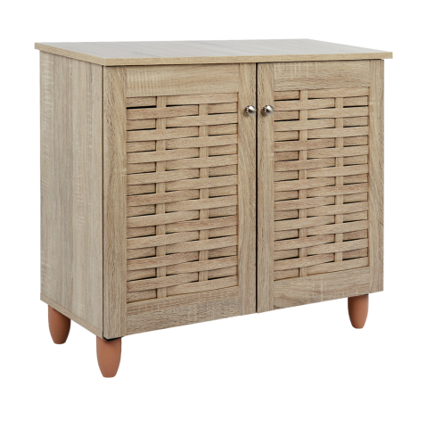 Dulapuri pentru pantofi - Shoe Cabinet Wooden HM2208.02 sonama 77x34x67.5Hcm.