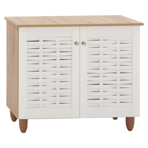 Dulapuri pentru pantofi - SHOE RACK HM2208.06 SONAMΑ-WHITE 77Χ34Χ67,5 cm.