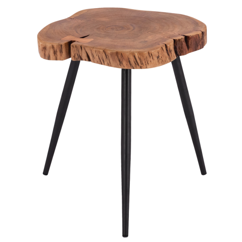 Interior - Side coffee table HM8202.11 solid acacia wood 38X40X48H