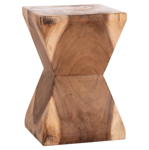 Interior - SIDE STOOL ANVIL HM9756.11 SUAR WOOD IN NATURAL 31x31x45Hcm.