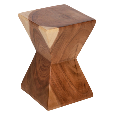 Masute de cafea - SIDE STOOL ANVIL HM9756 SUAR WOOD IN NATURAL 30x30x46Hcm.