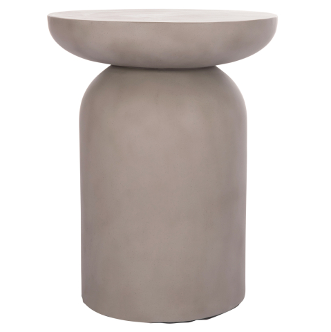 Interior - SIDE TABLE ANNA HM18160.03 FIBER CEMENT IN GREY--Φ60x76Hcm.