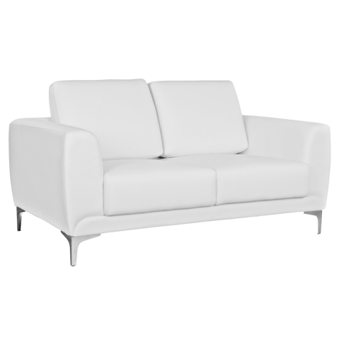 Canapele de colt - Sofa 2 seater Kenzie HM3121.22 with White PU 142x81x81 cm