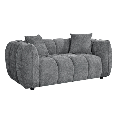 Interior - SOFA 2-SEATER LYKKE HM3324.01 GREY FABRIC 172x89x70Hcm.