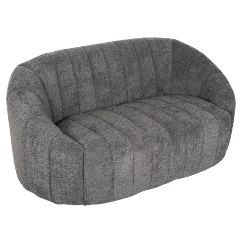 Canapele de colt - SOFA 2-SEATER MOBY HM9595.01 GREY BOUCLE FABRIC 145x82x67Hcm.