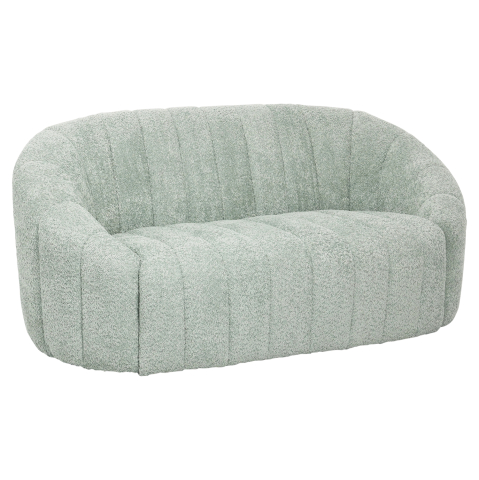 Canapele de colt - SOFA 2-SEATER MOBY HM9595.05 PISTACHIO GREEN BOUCLE FABRIC 148x83x66Hcm.