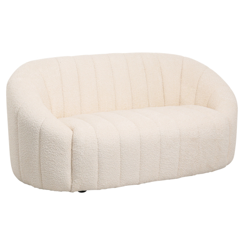 Canapele de colt - SOFA 2-SEATER MOBY HM9595.06 ECRU BOUCLE FABRIC 148x83x66Hcm.
