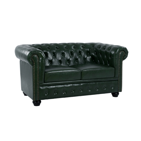Interior - Sofa 2 seater T.Chesterfield HM3010.08 PU Cypress Green 150x90x72cm