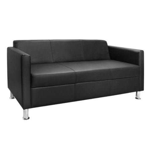 Interior - Sofa 3 seater Cubo PU Black HM3034.02 173χ71χ73cm.