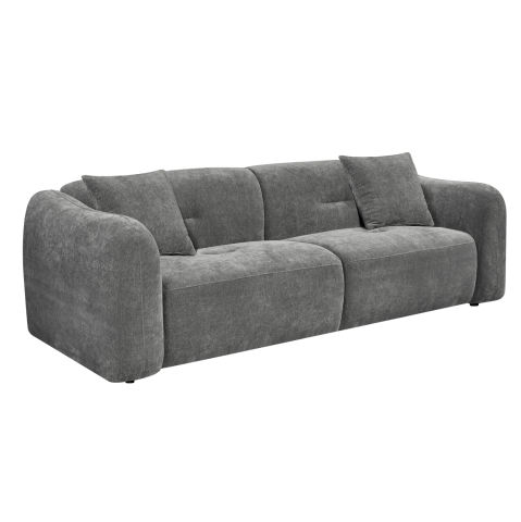 Interior - SOFA 3-SEATER JUNOA HM3333.01 GREY FABRIC 228x89x74Hcm.