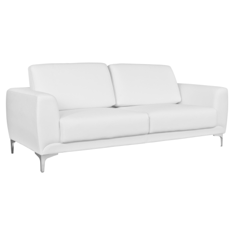 Canapele de colt - Sofa 3 seater Kenzie HM3121.32 with White PU 190x81x81 cm