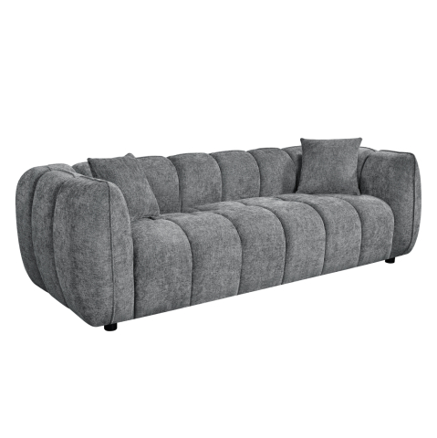 Interior - SOFA 3-SEATER LYKKE HM3323.01 GREY FABRIC 229x89x70Hcm.