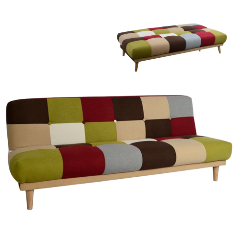 Interior - Sofa/Bed 3 seater HM3003 Leonardo Mixed color 180x80x75