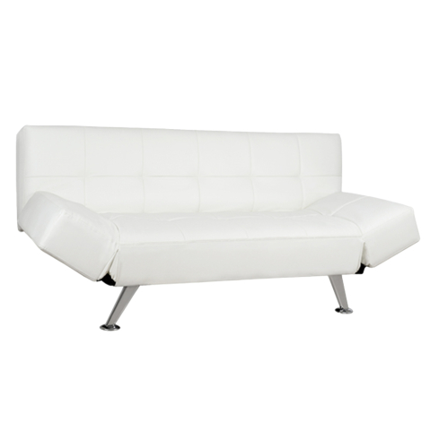 Interior - Sofa/Bed HM3001.01 Thom with folding arms White PU 189x93x82 cm