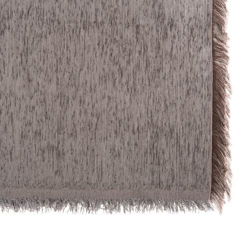 Articole de uz casnic - SOFA COVER-THROW WITH FRINGES DREAMTOPIA HM12164.08 IN GREY COLOR 178X178cm.
