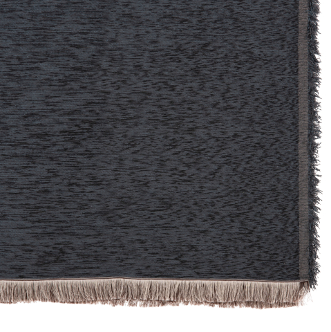 Articole de uz casnic - SOFA COVER-THROW WITH FRINGES DREAMTOPIA HM12164.09 IN BLUE COLOR 178X178cm.