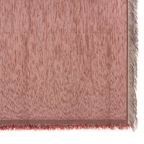 Articole de uz casnic - SOFA COVER-THROW WITH FRINGES DREAMTOPIA HM12164.11 IN DUSTY PINK COLOR 178X178cm.