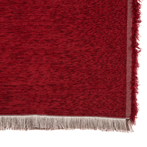 Articole de uz casnic - SOFA COVER-THROW WITH FRINGES DREAMTOPIA HM12165.10 IN BURGUNDY RED COLOR 295X170cm.