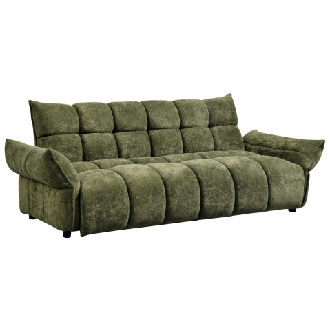 Interior - SOFABED MELU HM3314.03 GREEN FABRIC--POCKET SPRINGS SEAT 245x90x85Hcm.