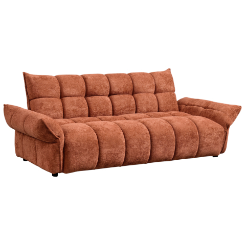 Interior - SOFABED MELU HM3314.04 TERRACOTTA FABRIC--POCKET SPRINGS SEAT 240-250x90x85Hcm.
