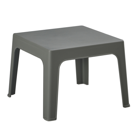 Mese - SQUARE COFFEE TABLE SLEEK HM6371.05 POLYPROPYLENE IN DARK OLIVE 56x56x40Hcm.