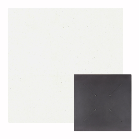 Blaturi HPL - SQUARE HPL TABLETOP HM5838.23 WHITE 70x70cm.