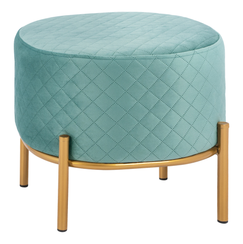 Taburete - Stool Sinta HM8638.07 peanut shade with gold base 42x42x38cm
