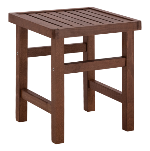 Taburete - Stool-Table Walnut Soaking Koli 40x40 40Χ40X45cm HM289.02