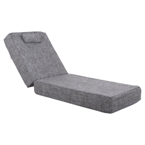 Perne - SUNBED CUSHION TEXTLINE GREY SIFNOS HM11761.10 200(120+80)x70x20Hcm.