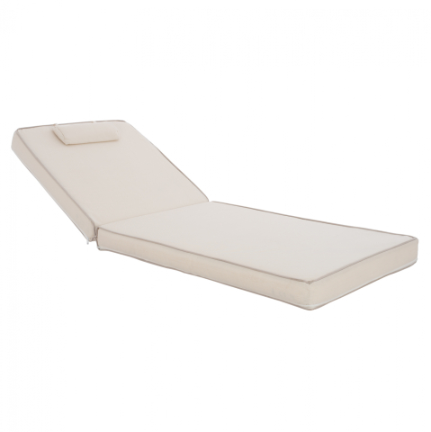 Perne - Sunbed Cushion Textline Sifnos Beige HM11237.60T 198(119+1+78)x70x10cm