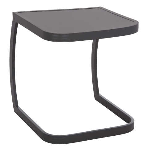 Mese - SUNBED SIDE TABLE RICKON HM6324.01 ALUMINUM IN GREY COLOR 45x48x49.5Hcm.