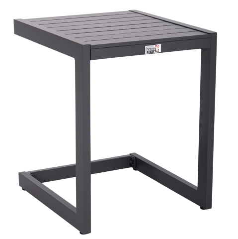 Mese - SUNLOUNGER SIDE TABLE BELLING HM6274.03 ALUMINUM IN DARK GREY 42x43x53Hcm.