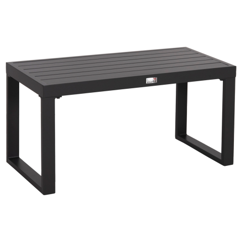 Mese - SUNLOUNGER SIDE TABLE SENTRY HM6275.03 ALUMINUM IN DARK GREY 87x43,5x45Hcm.