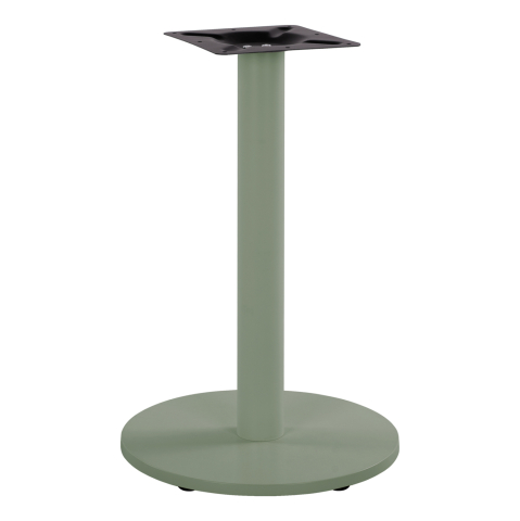 Baze pentru mese - TABLE BASE HM419.28 METALLIC (STEEL) IN GREEN WITH HEIGHT ADJUSTERS Φ45Χ72Hcm.