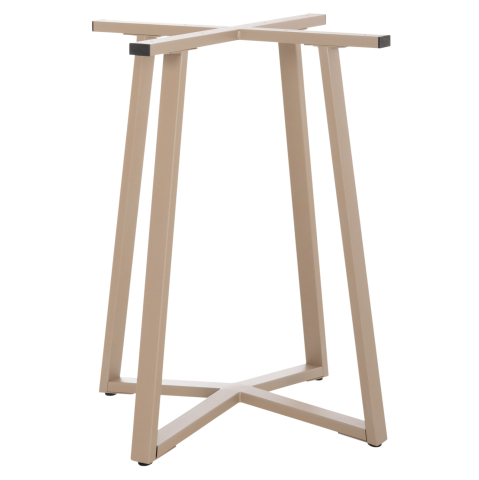 Baze pentru mese - TABLE BASE HM470.25 METAL IN CAPPUCCINO COLOR 60x60x72Hcm.