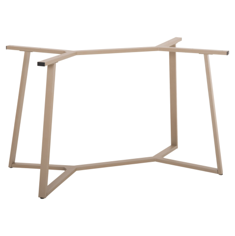 Baze pentru mese - TABLE BASE HM471.25 METAL IN CAPPUCCINO COLOR 111x60x71Hcm.
