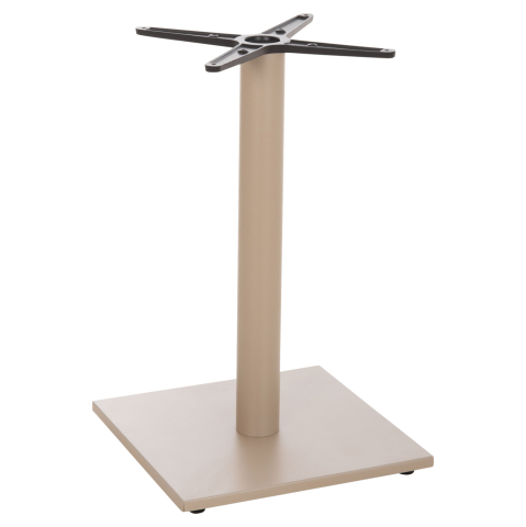 Baze pentru mese - TABLE BASE HM475.25 ALUMINUM IN CAPPUCCINO COLOR 46x46x72Hcm. CROSS 46Χ46cm