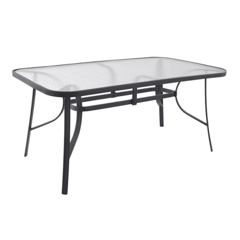 Mese - Table Bruno Metallic Grey 160Χ90Χ72 HM5074.01