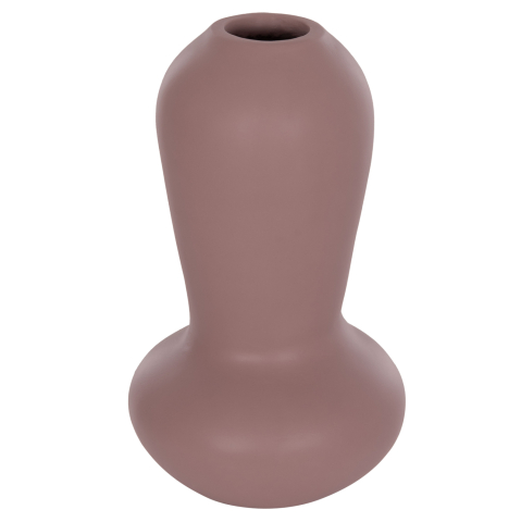 Decoratiuni - TABLE DECORATIVE VASE CHELIN HM4670L TERRACOTA IN PURPLE--Φ22x37Hcm.