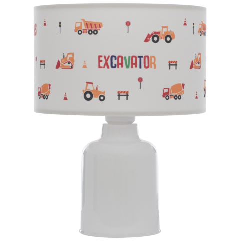 Lampi de birou - TABLE LAMP BALOO HM7577.04 KID'S ROOM FABRIC CYLINDRICAL "CAP" Φ24x32H