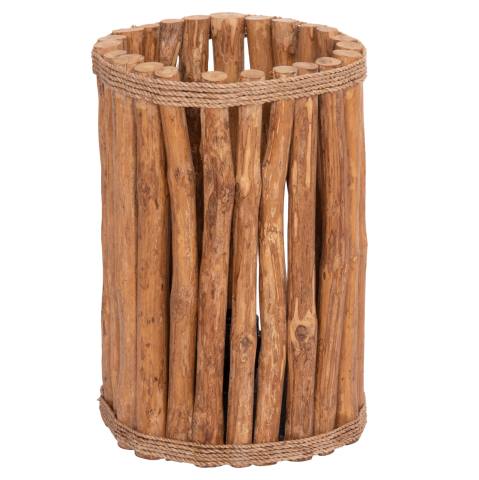 Iluminat - TABLE LAMP CYLINDRICAL GWYN HM4435 DRIFTWOOD BRANCHES IN NATURAL COLOR Φ18,5x28,5Hcm.