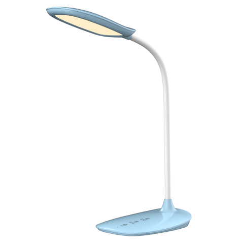 Iluminat - TABLE LAMP LED BLAIN HM4444.03 SKY BLUE-WHITE ABS 13.6x17.7x40H cm.