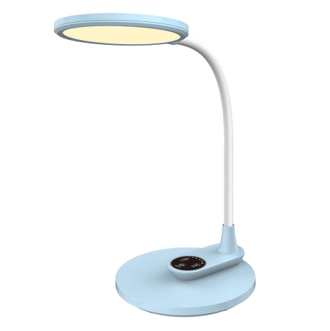 Iluminat - TABLE LAMP LED BLAIN HM4459.03 SKY BLUE ABS-WHITE SILICONE 17x26.6x34.5H cm.