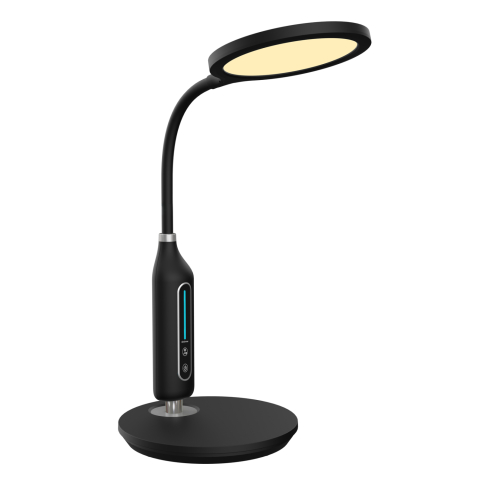 Iluminat - TABLE LAMP LED BLAIN HM4460.02 BLACK ABS and SILICONE Φ18.5x40.7H cm.