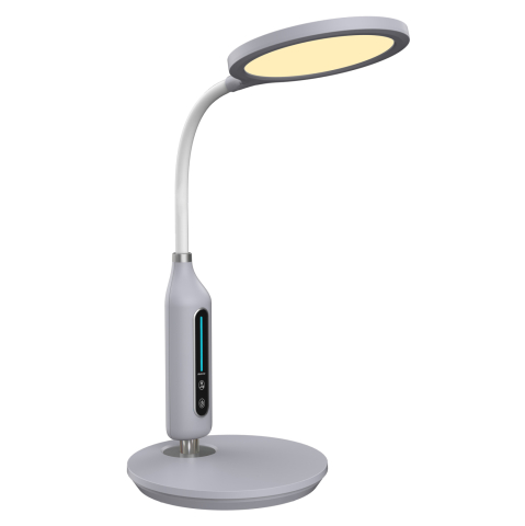 Iluminat - TABLE LAMP LED BLAIN HM4460.07 GREY ABS-WHITE SILICONE Φ18.5x40.7H cm.