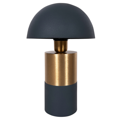 Lampi de birou - TABLE LAMP PUNE HM4245.05 METAL IN ANTHRACITE BLUE-GOLD Φ20,5x32,5Hcm.