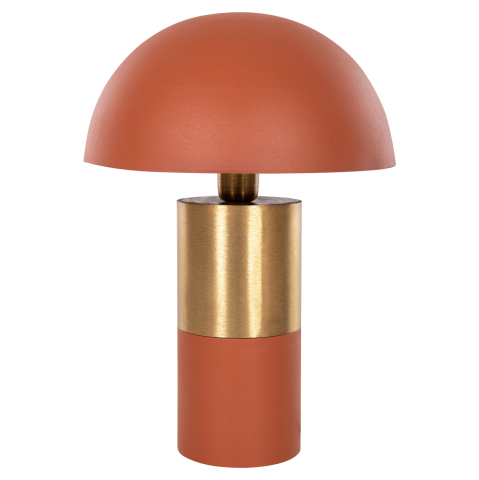 Lampi de birou - TABLE LAMP PUNE HM4252.08 METAL IN ORANGE-GOLD Φ31x44Hcm.
